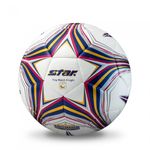 Star Sports Youth Team Match Soccer Ball No. 4 SB3134L  Premium 2-Layer High Elastic Foam Youth Football for Ages 10-13 (White)