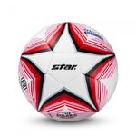 Star Sports The Polaris 1000 Soccer Ball No. 5 SB395 KFA Official Certified Hybrid Technology All-Weather Training Football (White)