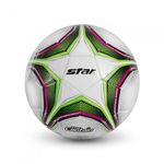 Star Sports The Captain Soccer Ball No. 5 SB8645T High-Elasticity EVA Foam Durable TPU Training Football (White)