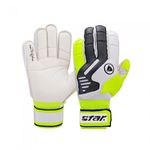 Star Sports Goalkeeper Gloves The Ting Plus Small SG641S Premium Latex Grip with Air Mesh Ventilation and Secure Velcro Wrist Strap for Junior Players