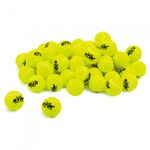 Star Sports Tennis Ball Star Club Practice Ball TB713-50 High-Grade Felt 50-Ball Bulk Pack Pressureless Long-Lasting Training Ball for Beginners