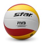 Star Sports Grand Champion 2 Volleyball No. 4 VB224-34S KVA Official Certified Microfiber Dimple Professional Match Ball (620-640mm)