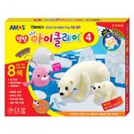 AMOS I-Clay 8 Colors Set 30g with Accessories and Tools DIY Modeling Clay Kit Made in Korea