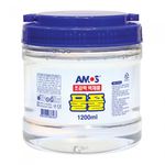 AMOS Liquid Glue 1200ml Bulk Refill for Slime Making School Office Large Projects Made in Korea