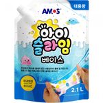 AMOS iSlime Base 2.1L Huge Bulk Clear Liquid Glue for DIY Slime Making Made in Korea