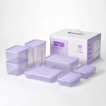 Thk_Soyoon Special Pack L 7-Piece Set Premium Flexible Freezer Storage Containers with Tower Size for Comprehensive Kitchen Organization _ Made in Korea