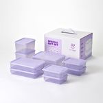 Thk_Soyoon Special Pack L 9-Piece Set Premium Flexible Freezer Storage Containers for Ultimate Home Organization and Food Freshness _ Made in Korea