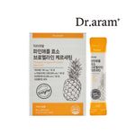 Dr. aram Bromelain Pineapple Enzyme with 95% High Purity Quercetin and Synbiotics for Bloating 30 Sticks _  Made in Korea