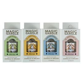 [Sunjinbio] Magic Gargle Solid Chewing Gargle 36 Tablets - 4 Pieces Set (Lemon / Peach / Green Tea Mint / Ice Cool) Chewable Oral Cleanser - Made in Korea