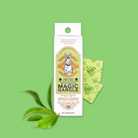 [Magic Gargle] Chewing Gargle -  Green Tea Mint Flavor - 18 individually packaged tablets per bottle _ Made in KOREA