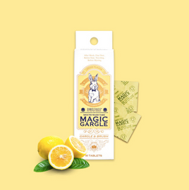 [Magic Gargle] Chewing Gargle -  Lemon Flavor - 18 individually packaged tablets per bottle _ Made in KOREA