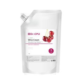 Dr. CPU 2-Step Cherry Cream Modeling Mask 1kg _ Deep Hydration Cream-Type Modeling Pack _ No Water Needed _ Made in Korea