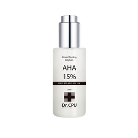 DR. CPU Liquid Peeling Solution AHA 15% 50ml _ High - concentration formula for effective exfoliation and skin brightening _ Made in Korea