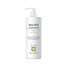 Dr. CPU Aloe 92% Soothing Gel 1000ml – Calming & Hydrating Care _ Made in Korea