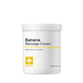 Dr. CPU Banana Massage Cream 1000ml – Nourishing & Firming Moisture Care _ Made in Korea
