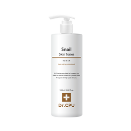 Dr. CPU Snail Skin Toner 1000ml _ Strengthen the Skin Barrier with Snail Mucin · Deep Hydration & Firm Elasticity Care