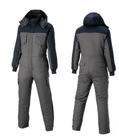 [Heidi] SJ-6 gray/ color, winter suzuki, hoody detachable, waist zipper _ maintenance clothes, group clothes, work clothes