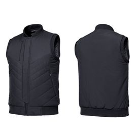 [Heidi] ZB-V1981 Black Solid Winter Vest (Unisex)_Office, Group Clothes, Uniform, Uniform