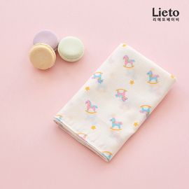 [Lieto_Baby] Pure Cotton 100%  handkerchief (10P )_  Gauze, Embo, antibacterial, anti-odor diapers _ Made in korea 
