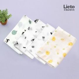 [Lieto_Baby] bamboo Gauze handkerchief _  bamboo fabric antibacterial, anti-odordiapers _ Made in korea 