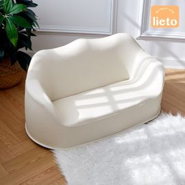 [Lieto_Baby] Lieto FOR YOU Modern Baby Sofa, CREAM, Double_ Baby Furniture, Kids Chair, Toddler Couch, Eco-Friendly Material _ Made in KOREA