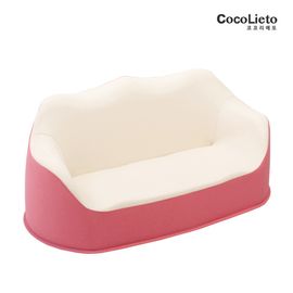 [Lieto Baby] COCO LIETO Baby Sofa for 2 people, Rose Pink_ Correct posture, toddler sofa, waterproof, high-density foam_Made in Korea
