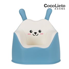 [Lieto_Baby] Lieto Character  Baby Sofa, Blue, Single_ Baby Furniture, Kids Chair, Toddler Couch, Non-Toxic Material _ Made in KOREA