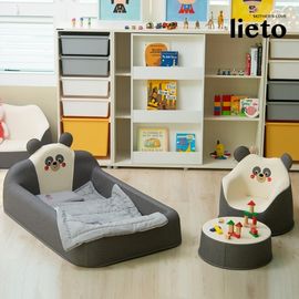 [Lieto_Baby] Lieto FOR YOU Character Baby Bed, PANGDA_ Baby Furniture, Infant, Toddler Bed, Non-Toxic, Eco-Friendly Material _ Made in KOREA