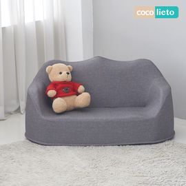 [Lieto Baby] COCO LIETO Foryu Modern Baby Sofa for 2 people_Correct posture, toddler sofa, waterproof, high-density foam_Made in Korea