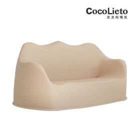 [Lieto Baby] COCO LIETO Foryu Modern Baby Sofa for 2 people_Correct posture, toddler sofa, waterproof, high-density foam_Made in Korea