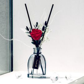 [It`s My Flower]  Preserved Red Rose Diffuser Set, Air Freshener