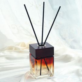 [It`s My Flower] Diffuser Container Wood Square glass bottle, Air Freshener