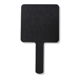 [ItColor]Hand mirrors with handles for unique users (Square Black, White)