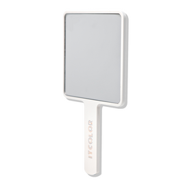[ItColor]Hand mirrors with handles for unique users (Square Black, White)
