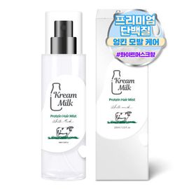 [Kream Milk] Protein Hair Mist Whitemusk Scent 105ml, Natural Hair Mist from Goat Milk Extract _ Made in KOREA