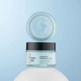 [KREAM MILK] Ceramide Intensive Cream 50ml – Deep Moisture Barrier Care & Elasticity Boosting Face Cream - Made in Korea