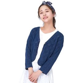 [Spring Bom] Denim Indigo Bolero Knit_ Made in KOREA