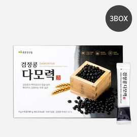 [Green Friends] Black Bean DAMORYUK 3Pack _ 135 Packets, Fermented Soy Protein Supplement, With Korean Brewer's Yeast, Plant Based, Non-GMO, Nutrition Supply, Anti Hair Loss _ Made in Korea