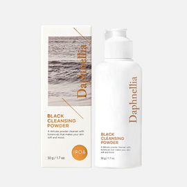 [Green Friends] Daphnellia Black Cleansing Powder _ 50g/ 1.7oz, PH Balanced Subacidity Cleanser, with Charcoal and Laurel, Paraben Free, For All Skin Type _ Made in Korea