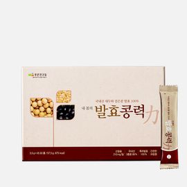 [Green Friends] Fermenting KONGRYEOK (Fermenting Soybean Power) _ 45 Packets, Fermented Soy Protein Supplement, Plant Based, Non-GMO, Support Healthy Body and Muscles, Granules _ Made in Korea