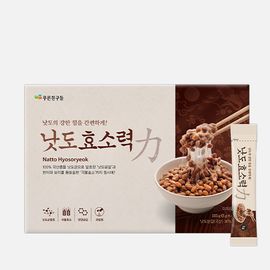 [Green Friends] Natto HYOSORYEOK _ 45 Packets, Digestive Enzymes, Natto, Fermented Grain, Digestive Health Support and Indigestion Relief, Granule Powder _ Made in Korea