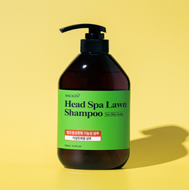 [Macklin] Head Spa Lawn Shampoo For Oily Scalp, 500ml _ Anti-hair loss shampoo, scalp hair care, highly concentrated nutritious hair shampoo with naturally derived ingredients  _ Made in KOREA