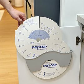 [Box Partner] Frying Pan Paper Cover Holder Pan Cap Easy Cap Storage Holder Organizer_Made in KOREA