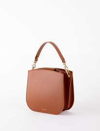 [Floribus] OLENTIA Brown _ Bag, Women bags, Cross-Bag, Handbag, Mini-Bag, shoulder-bag, tulip bag_ Made in KOREA