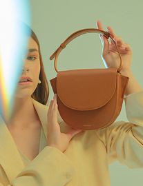 [Floribus] BULLA Brown _Handbag, Purse, Mini-Bag, Tote bag, Women`s bags_ Made in KOREA