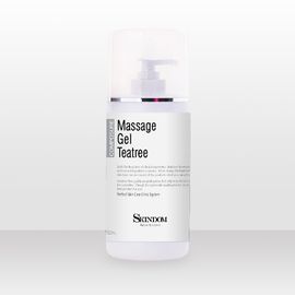 [Skindom] Massage Gel Tea Tree 500ml_ Tea Tree Oil, Antibacterial, Pore Cleaning, Trouble Care, Skin Soothing, Trouble Soothing_Made in Korea
