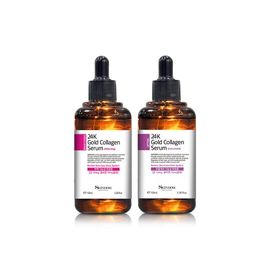 [Skindom] Wrinkle, Brightening Care 24K 99.9% Gold Esthetic Collagen Serum 100ml 3.38oz Whitening Serum, Anti-Wrinkle, Functional Cosmetics - Made in korea