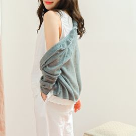 [Natural Garden] MADE N Necklace Double Sleeve Sleeveless Nash_It's more lovely with a soft lace_ Made in KOREA