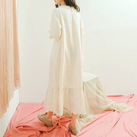 [Natural Garden] MADE N Kara long sleeve inner dress_High quality material, soft double ground, self-made_ Made in KOREA
