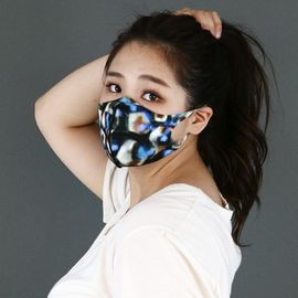 [NICEKOREA] Jurasil Fashion Mask, Fancy Blue_Anti-bacterial 99.9%, Celebrity Mask, Washable Fabric Mask _ Made in KOREA